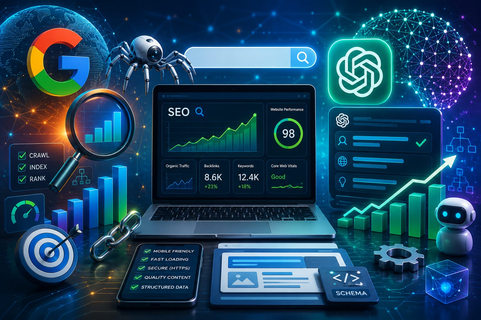 Comment référencer son site web sur Google et ChatGPT en 2026